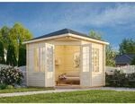 Palmako Holz-Pavillon Melanie klar tauchgrundiert BxT: 280 cm x 280 cm