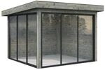 Palmako Pavillon Lenna Set 401 Slide Grau Tauchgrundiert 300 cm x 300 cm FSC&reg;