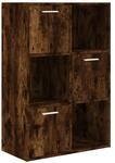 vidaXL Lagerschrank R&auml;uchereiche 60x29,5x90 cm
