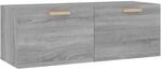 vidaXL Wandschrank Grau Sonoma 100x36,5x35 cm Holzwerkstoff Modell 1