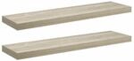 vidaXL Schweberegale 2 Stk Eichen-Optik 90x23,5x3,8 cm MDF 323881