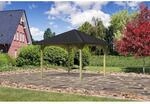 Karibu Pavillon Bever 2 Set kdi mit Schindeln Schwarz 289 cm x 289 cm x 297 cm