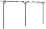 DELUKE Pergola Aus Holz LURV Grau 4x2m Kiefernholz Rankhilfe Pergola Holz Bausatz