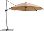 Schneider Ampelschirm Rhodos &Oslash; 350 cm Sand mit Kurbelmechanik