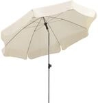 Schneider Balkonschirm Locarno &Oslash; 200 cm Natur mit Knickfunktion