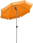 Schneider Balkonschirm Locarno &Oslash; 150 cm Mandarine mit Knickfunktion