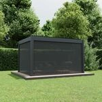 Ximax Seitenmarkise Aluminium Pergola 400 cm Dunkelgrau