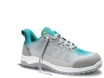 ELTEN Sicherheitshalbschuh LUANA GREY TURQUOISE Low ESD S1 Gr&ouml;&szlig;e 35