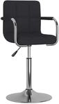 vidaXL Esszimmerstuhl Schwarz Stoff 3087882