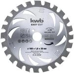 kwb Akku Top Easy Cut Kreiss&auml;geblatt 184 x 20 mm 30 Z&auml;hne universell