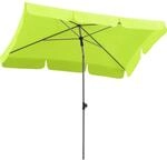 Schneider Balkonschirm Locarno 180 cm x 120 cm Apfelgr&uuml;n mit Knickfunktion