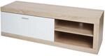 MCW TV-Rack L33 Holz 43x140x41cm Staufach Eiche-Optik