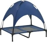 PawHut Hundebett mit Baldachin Outdoor