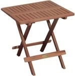 Garden Pleasure Klapptisch Los Angeles Quadratisch Natur 50 cm x 50 cm
