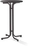 Sieger Klapptisch Stehtisch 137/ 237 Rund Anthrazit &Oslash; 74 cm