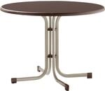 Sieger Klapptisch Rund Champagner 100 cm x 100 cm