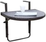 Balkon-H&auml;ngetisch Agra klappbar 60 cm x 50 cm