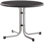 Sieger Klapptisch Rund Kunststoff Graphit 86 cm x 76 cm