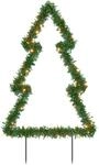 vidaXL Weihnachtsbaum mit Erdspie&szlig;en und 80 LEDs 60 cm 357728