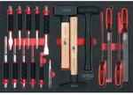 KS TOOLS SCS Feilen Mei&szlig;el Und Hammer Satz 18Tlg In 1 1 Systemeinlage 711 0018
