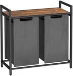 Vasagle W&auml;schekorb 73 cm x 33 cm x 72 cm Braun-Grau