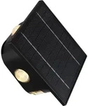 Globo LED-Solarleuchte Schwarz 13,1 cm x 13,1 cm x 7 cm Globo LED-Solarleuchte Schwarz 13,1 cm x 13,1 cm x 7 cm