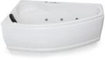 Basera&reg; Indoor Eck-Whirlpool Badewanne Formentera Links Classic 160 x 90 cm