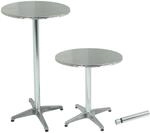 Garden Pleasure Gartentisch Rund Silber &Oslash; 60 cm