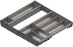 Blum Besteckeinsatz Orga-Line Schalen-Set Korpusbreite 600 mm Nennl&auml;nge 500 mm Grau