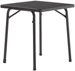 Sieger Klapptisch Quadratisch Kunststoff Grau 70 cm x 70 cm