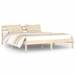 vidaXL Massivholzbett Kiefer 160x200 cm1136725