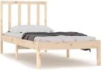 vidaXL Massivholzbett Kiefer 90x200 cm1090947