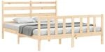 vidaXL Massivholzbett ohne Matratze 160x200 cm Kiefernholz 3192046