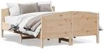 vidaXL Massivholzbett ohne Matratze 160x200 cm Kiefernholz 3216167