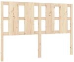 vidaXL Kopfteil 140,5x4x100 cm Massivholz Kiefer 817985