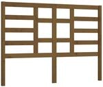 vidaXL Bett-Kopfteil Honigbraun 166x4x104 cm Massivholz Kiefer 818153