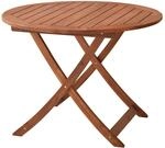 Merxx Klapptisch Borkum Rund 100 cm x 74 cm
