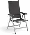 Kettler Basic Plus Klappsessel Multipositionssessel Gartensessel Silber