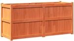 vidaXL Pflanzk&uuml;bel Wachsbraun 150x50x70 cm Massivholz Kiefer 837491