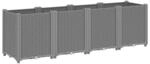 vidaXL Pflanzk&uuml;bel Hellgrau 160x40x53 cm PP 367857