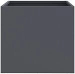 vidaXL Pflanzk&uuml;bel 2 Stk Anthrazit 32x30x29 cm Stahl 841540