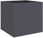 vidaXL Pflanzk&uuml;bel 2 Stk Anthrazit 42x40x39 cm Stahl 841552