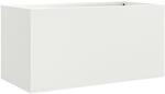 vidaXL Pflanzk&uuml;bel Wei&szlig; 62x30x29 cm Stahl 841590