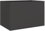 vidaXL Pflanzk&uuml;bel Schwarz 62x40x39 cm Stahl 841595