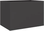 vidaXL Pflanzk&uuml;bel Schwarz 62x47x46 cm Stahl 841601