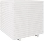 vidaXL Pflanzk&uuml;bel Wei&szlig; 70x70x72,5 cm Massivholz Kiefer 3282585