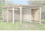 Weka Seitenwand f&uuml;r Carports kdi 20 mm Wandst&auml;rke