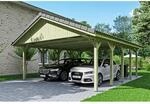 Satteldach-Carport Wallgau 620 x 750 cm Dachlattung