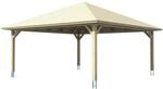 Skan Holz Carport Taunus 634 cm x 634 cm Natur