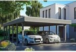 Carport Friesland Schiefergrau 557 x 860 cm mit EPDM-Dach